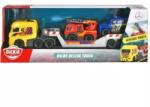 Dickie Toys Dickie: remorcă de camion cu vehicule de urgență