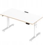 Ultradesk Pulsar gamer asztal elektromos magasságállítással, fehér (UDESK-PUL-WT)