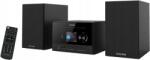 TechniSat Torony Technisat Classic 800 Fekete, Odtw. CD, Bluetooth, Fm tuner, Ébresztőóra (76-5091-00) Mini Hifi