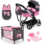 Bayer Design Babakocsi Xeo Szett rózsaszín/fekete (17060AB)