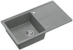 Quadron Chiuveta compozit incastrata Quadron Pop Tony 111 gri 78x45 cm (HTO7845SZK) Chiuveta