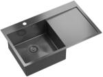 Quadron Chiuveta inox incastrata Quadron Unique Russel 111 finisaj grafit 78x48 cm (HB7912PVDBST1) Chiuveta