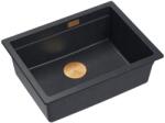 Quadron Chiuveta compozit sub blat Quadron Logan 100 negru diamant - cupru 56x45 cm (HQJ6045U8_PVDC1_U) Chiuveta