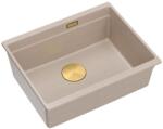 Quadron Chiuveta compozit sub blat Quadron Logan 100 bej - auriu 56x45 cm (HQJ6045U2_PVDG1_U) Chiuveta