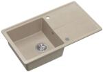 Quadron Chiuveta compozit incastrata Quadron Pop Tony 111 bej nisipiu 78x45 cm (HTO7845BEK) Chiuveta