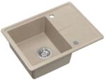 Quadron Chiuveta compozit incastrata Quadron Pop Tony 116 bej nisipiu 60x45 cm (HTO6045BEK) Chiuveta