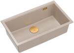 Quadron Chiuveta compozit incastrata Quadron Logan 110 bej - cupru 76x44 cm (HQD7644U2_PVDC1_I) Chiuveta