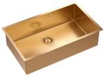 Quadron Chiuveta inox sub blat Quadron Unique Anthony 80 finisaj cupru 74x44 cm (MF7444PVDBSC1) Chiuveta