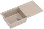 Quadron Chiuveta compozit incastrata Quadron Unique Evan 146 XL bej - inox 100x50 cm (HCQE10050U2_BS_P2O) Chiuveta