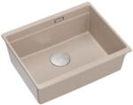 Quadron Chiuveta compozit sub blat Quadron Logan 100 bej - inox 56x45 cm (HQJ6045U2_BS_U) Chiuveta