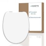 SCHÜTTE WC-ülőke 82100A, fehér duroplast, lassan ereszkedő, klasszikus (82100A)
