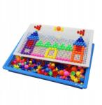  Gomb kirakó Oktató Mozaik Gomba Puzzle Pinezki Játék Edzés (KX7527)