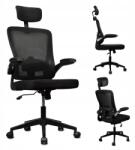 LVNSYSTEM Irodai forgószék íróasztalhoz Ergo Lite LVNSystem fekete 107-131 120kg (LV2115)