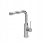 Quadron Konyhai Csaptelep Kihúzható Kifolyócsővel, Magas Acél (3573500_BS)