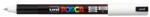 uni Marker decorativ, 0, 7 mm, UNI "Posca PC-1MR", alb