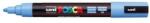 uni Marker decorativ, 1, 8-2, 5 mm, UNI "Posca PC-5M", albastru deschis (48)