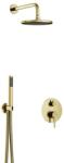 Besco Sistem de dus fix si mobil, cu baterie incastrata, auriu periat, Besco Decco - Illusion I BP-DII-ZS BP-DII-ZS (BP-DII-ZS)