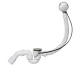 HC McAlpine kád le-és túlfolyó szifon autómata, fém gombbal, 50 cm (HC31M-S2)