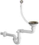 Lavre Egymedencés Szifon - Manuális, Bézs (1M11BG-PP)