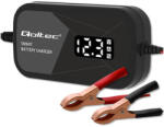 Qoltec Intelligens Akkumulátor töltő, 12V 2A AC/DC LCD kijelzős AGM GEL