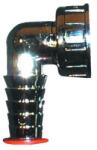 HL HL19. C tömlővég csatlakozókönyök 1"x3/4", krómozott (HL19.C)