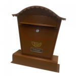 Strend Pro HUBERT A fém postaláda, barna (TC217860)