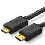 UGREEN CABLU video Ugreen, DP101 DP (T) la HDMI (T) 4K la 30Hz, lungime 2m, negru 10202 (timbru verde 0.08 lei) - 6957303812028 (10202)