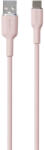 Puro Elektrik Puro Soft USB-A-Type-C Kábel 150 cm-Rózsaszín