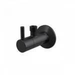 Alca - Sarokszelep szűrővel 1/2×3/8, fekete-matt ARV001-BLACK (ARV001-BLACK)