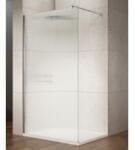 SAPHO VARIO CHROME Fix zuhanyfal, fali profillal, merőleges merevítő nélkül, nordic üveg, 800mm (GX1580-05)