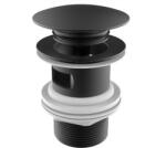 Roca Aqua univerzális click-clack leeresztőszelep 65 mm, szálcsiszolt titán fekete A5054015NM (A5054015NM)