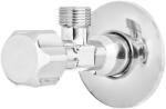 Invena Sarokszelep takarórozettáva és fém kezelőkar 1/2x1/2, króm ZW-52-015-L (ZW-52-015-L)