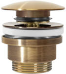 Rea Univerzális leeresztő szelep click-clack rendszerrel, szálcsiszolt arany REA-A8110 (REA-A8110)