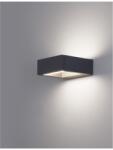 Nova Luce Aplica BLISS Inchis Gray Aluminiu Acrylic Diffuser LED 7 Wat 560Lm 3000K or 4000K -IP54 - (NV819502)