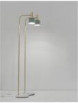 Nova Luce Lampa podea PAZ Auriu Metal Mint Metal Shade Alb Baza LED E27 1x12 Wat 230 Volt IP20 Fara bec (NV9426654)