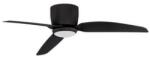 Nova Luce Lustra cu ventilator VOLGA Negru Aluminiu Negru ABS DC 18W AC220-240V 650Lm 3000K IP20 | 6 Speed Remote (NV9952362)