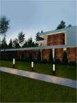 Nova Luce Pitic TUBE Nisipiu Negru Aluminiu Dispersor policarbonat LED 14 Wat 220-240 Volt 643Lm 3000K IP54 (NV9030805)