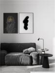 Nova Luce Veioza PONGO Nisipiu Negru & Auriu Aluminiu LED GU10 1x10W 220-240V IP20 Fara bec Lungime cablu: 165 cm (NV9010225)