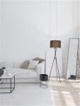 Nova Luce Lampa podea RETRO Negru Fabric Shade Negru Metal IP20 Fara bec (NV9050160)