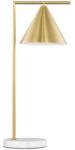 Nova Luce Veioza SWAY Brass Metal & Alb Marble Baza LED E27 1x12W 230V IP20 Fara bec Lungime cablu: 130 cm (NV9501235)