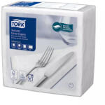 Essity GmbH Tork szalvéta texturált Dinner, 39, 5X39 cm, FEHÉR, 1/4 hajtás, 50 lap/ csomag