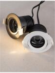 Nova Luce Spot TIF Nisipiu Alb Aluminiu Adjustable IP20 3000K 2W 220-240Vac 148Lm (NV9097021)