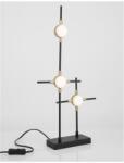 Nova Luce Veioza ATOMO Negru & Auriu Metal & Acrylic LED 3 x 2.4 Wat 230 Volt 504Lm 3000K IP20 (NV9280674)
