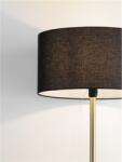 Nova Luce Lampa podea SIBNIA Alama aurie & Negru Metal & Fabric LED E27 1x12Wat 100-240Volt IP20 Fara bec (NV9695333)