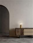 Nova Luce Veioza VITA Alama aurie Metal Gradient Alb Sticla LED E27 1x12 Wat 230 Volt IP20 Fara bec (NV9028842)