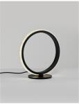 Nova Luce Veioza NAGER Nisipiu Negru Aluminiu & Acrylic LED 11 Wat 230 Volt 536Lm 3000K IP20 (NV9481095)