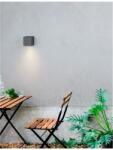 Nova Luce Aplica NERO Inchis Gray Aluminiu & Sticla Diffuser GU10 1x35W IP54 220-240 Volt 50Hz (NV710041)