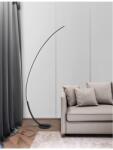 Nova Luce Lampa podea PREMIUM Nisipiu Negru Otel Aluminiu & Acrylic LED 30 Wat 230 Volt 1580Lm 3000K IP20 (NV9396060)
