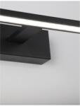 Nova Luce Corp de iluminat pentru baie LIVIA Nisipiu Negru Aluminiu & Acrylic LED 30W 230V 2422Lm 3000K IP44 (NV9053302)