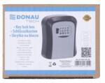 Donau Kulcs széf, számzáras, 115x95x40 mm, DONAU "Tech", ezüst-fekete (19071251-99) (19071251-99)